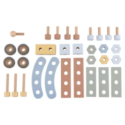 Wooden workbench - Blue - Essentials
