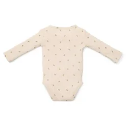 Wrap-around long sleeve romper - Sand - Little Farm
